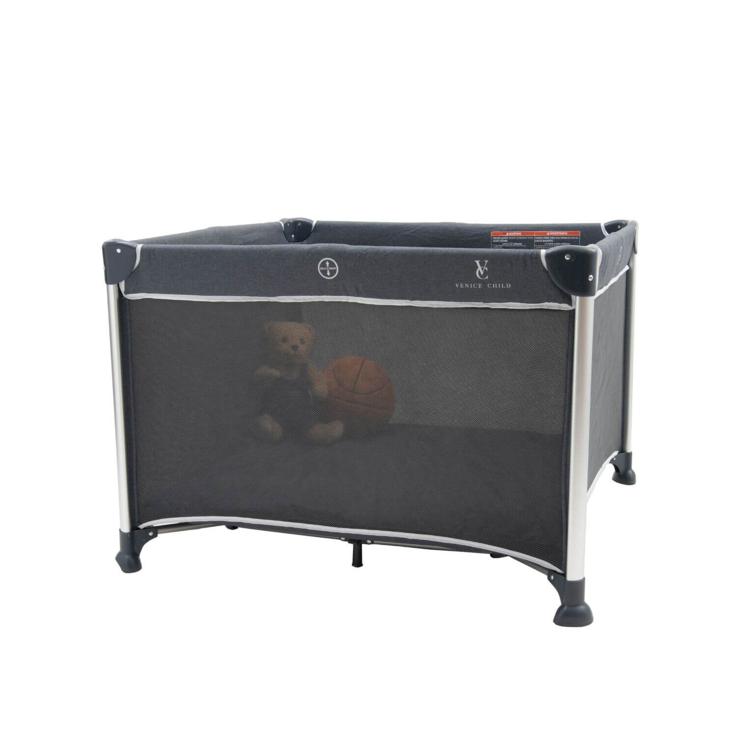 Venice Child DayDreamer 40" x 40" Playard | Gray