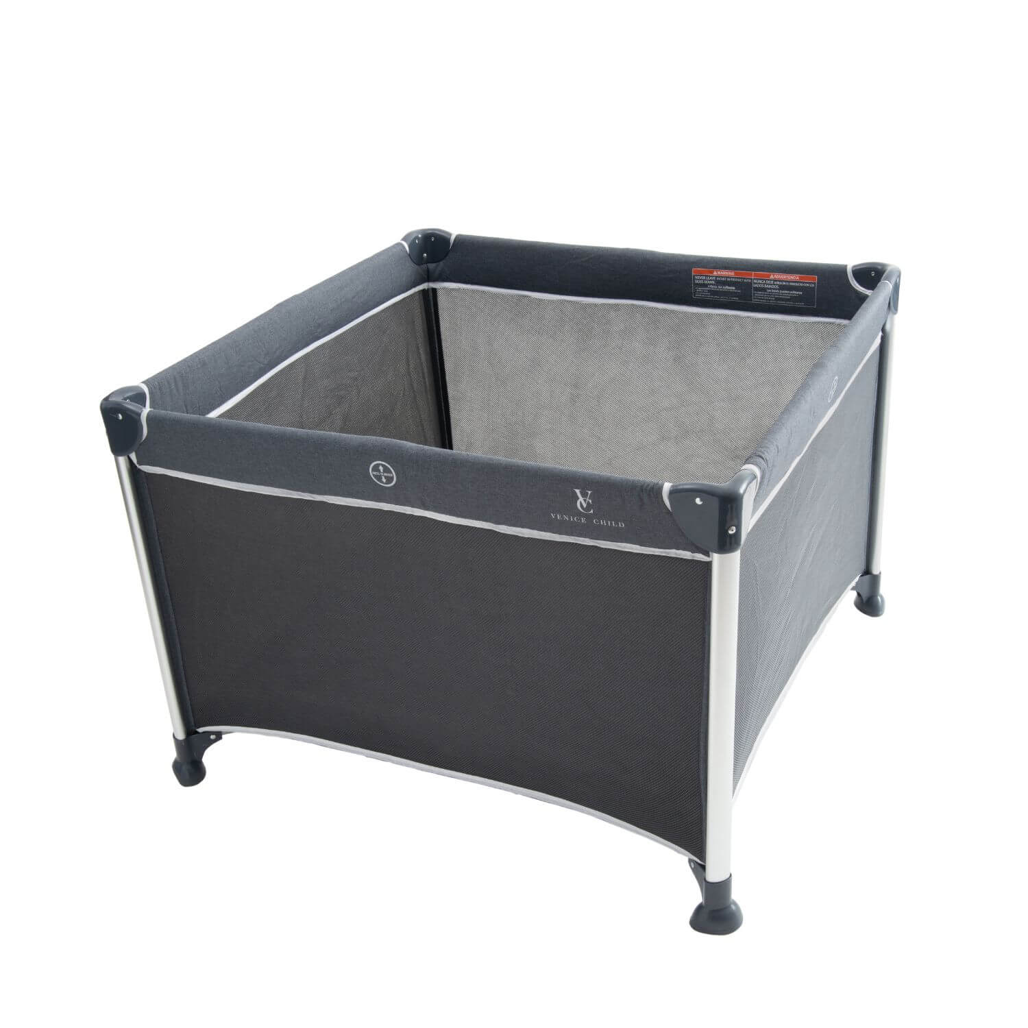 Venice Child DayDreamer 40" x 40" Playard | Gray