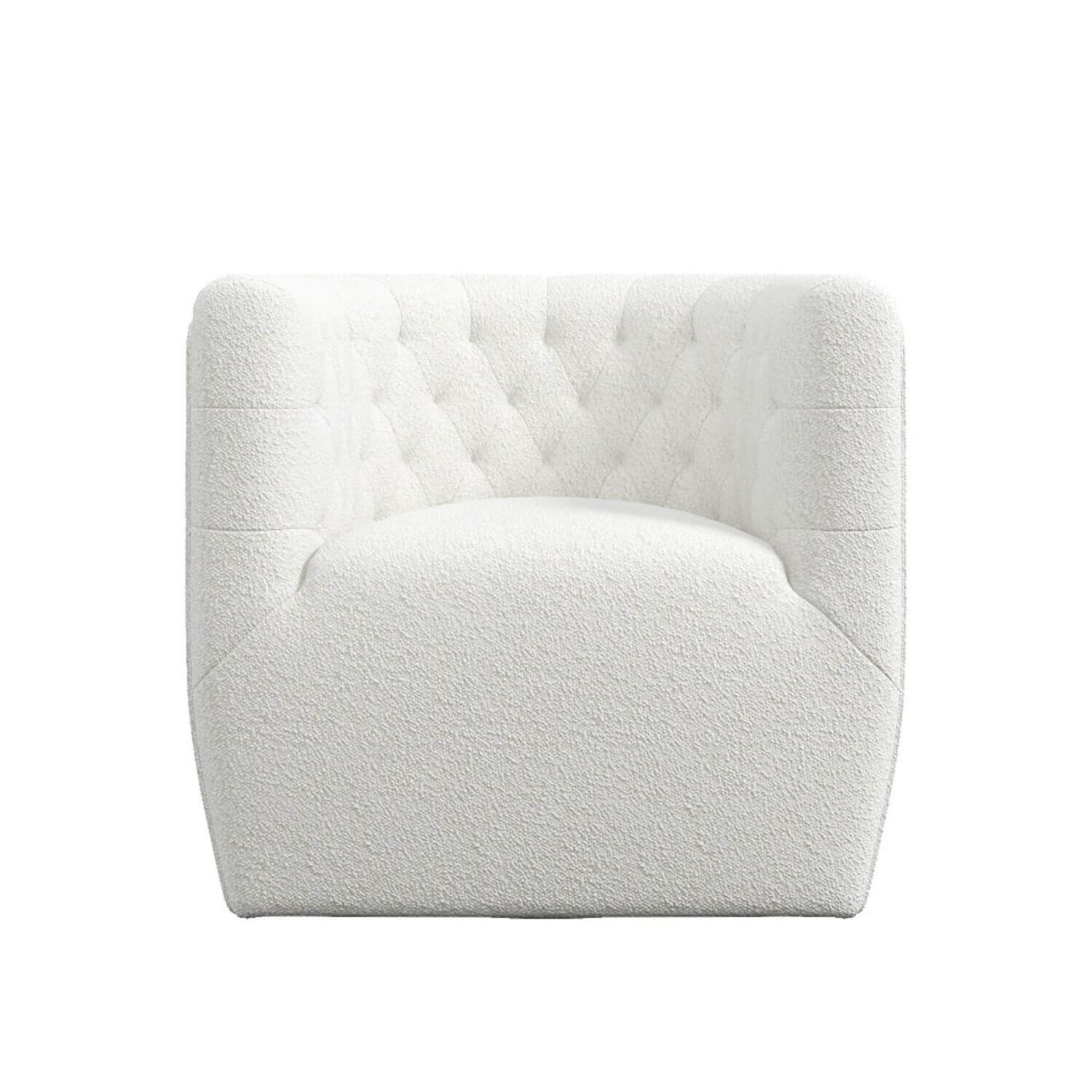 Ashcroft Delaney Cream Boucle Nursery Swivel Chair