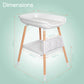 Children of Design Deluxe Diaper Changing Table - Dimensions