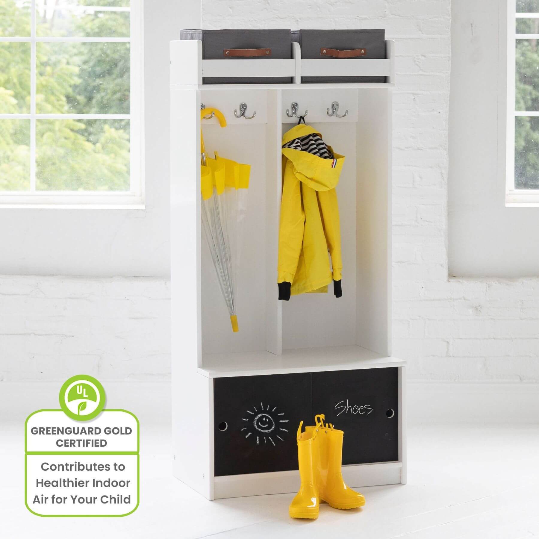 Little Partners Deluxe Cubby White