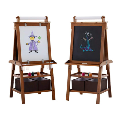 Little Partners Deluxe Learn & Play Art Center Espresso