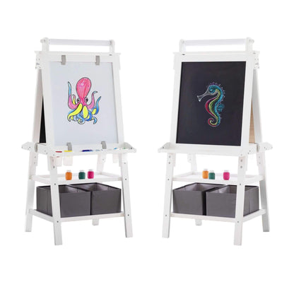 Little Partners Deluxe Learn & Play Art Center White