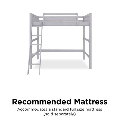 DHP Denver Loft Bed for Kids Full Size