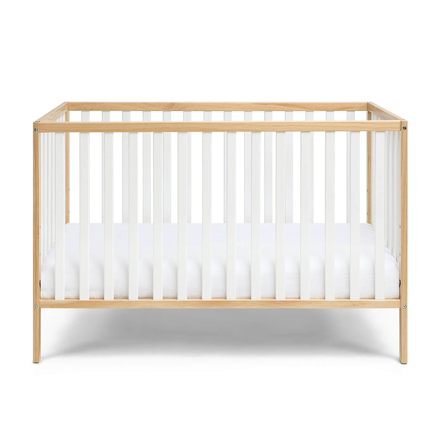 Deux Remi 3-in-1 Convertible Island Crib Natural/White