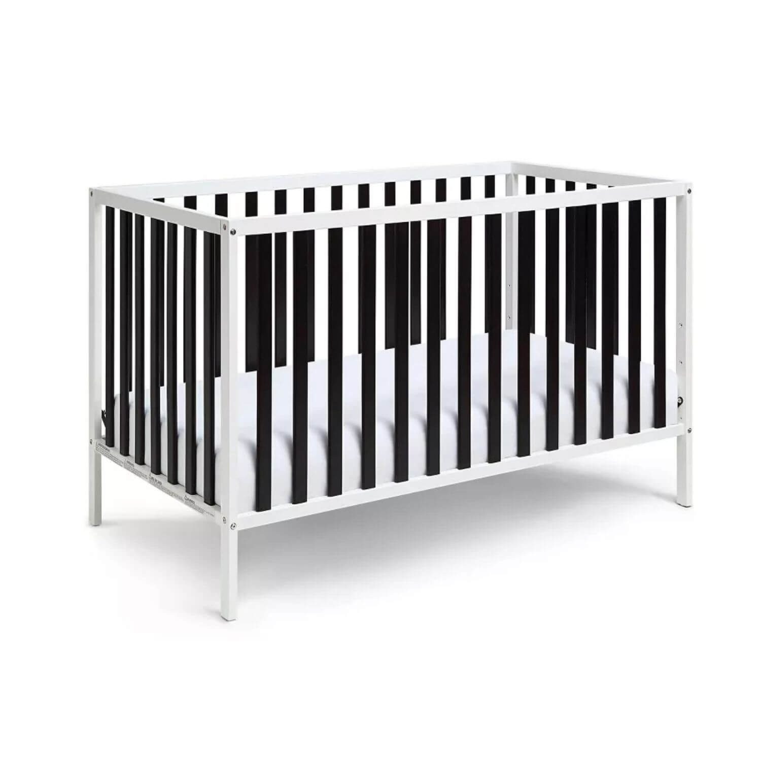 Deux Remi Island Crib White/Black