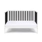 Deux Remi Island Crib White/Black converted to Daybed