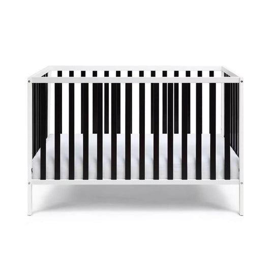 Deux Remi Island Crib White/Black