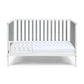 Deux Remi 3-in-1 Convertible Island Crib White/Gray