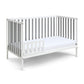 Deux Remi 3-in-1 Convertible Island Crib White/Gray