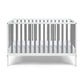 Deux Remi 3-in-1 Convertible Island Crib White/Gray