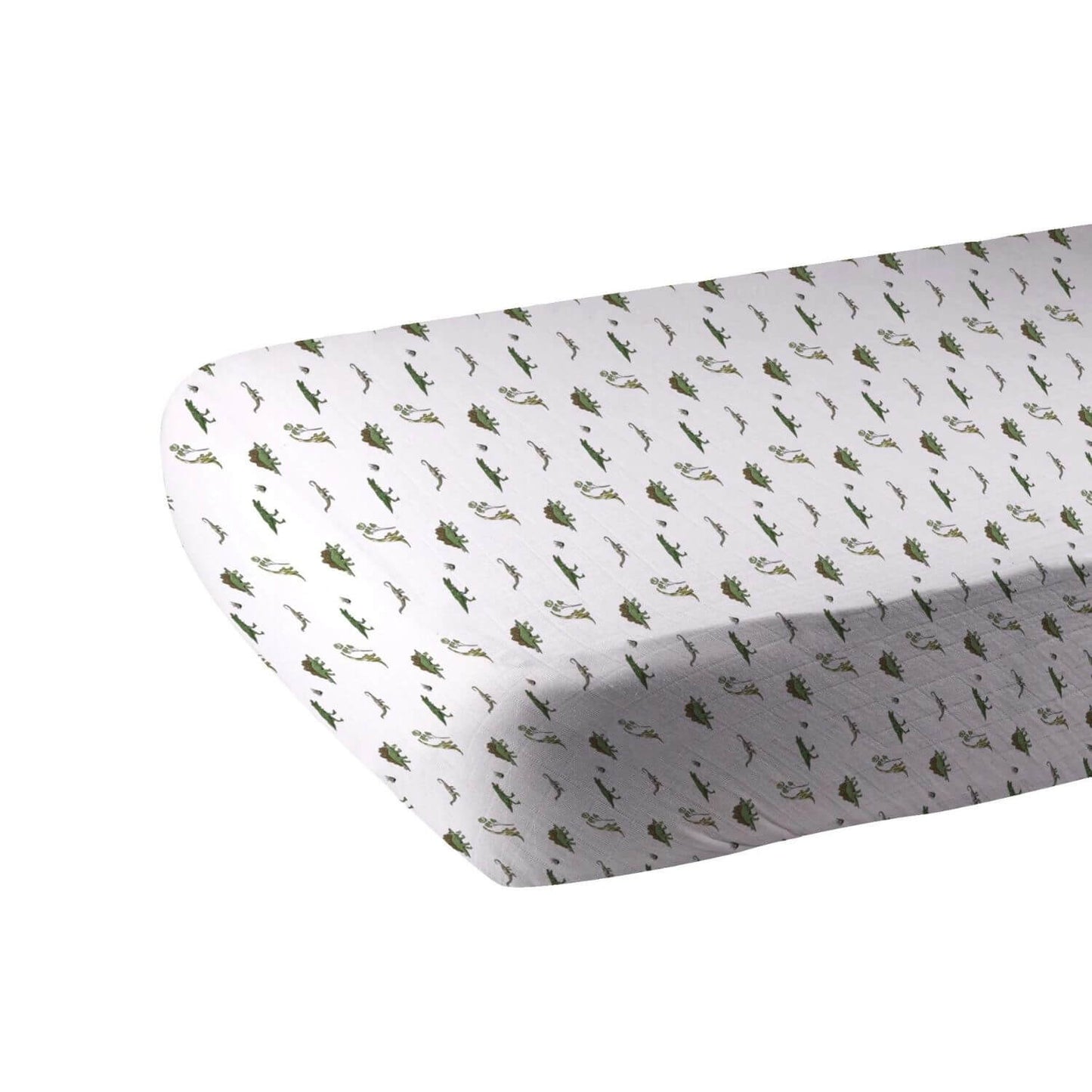 Newcastle Classics Dino Days Cotton Muslin Crib Sheet