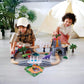 Kids Playing Hape Dinosaur Railway Adventure Set