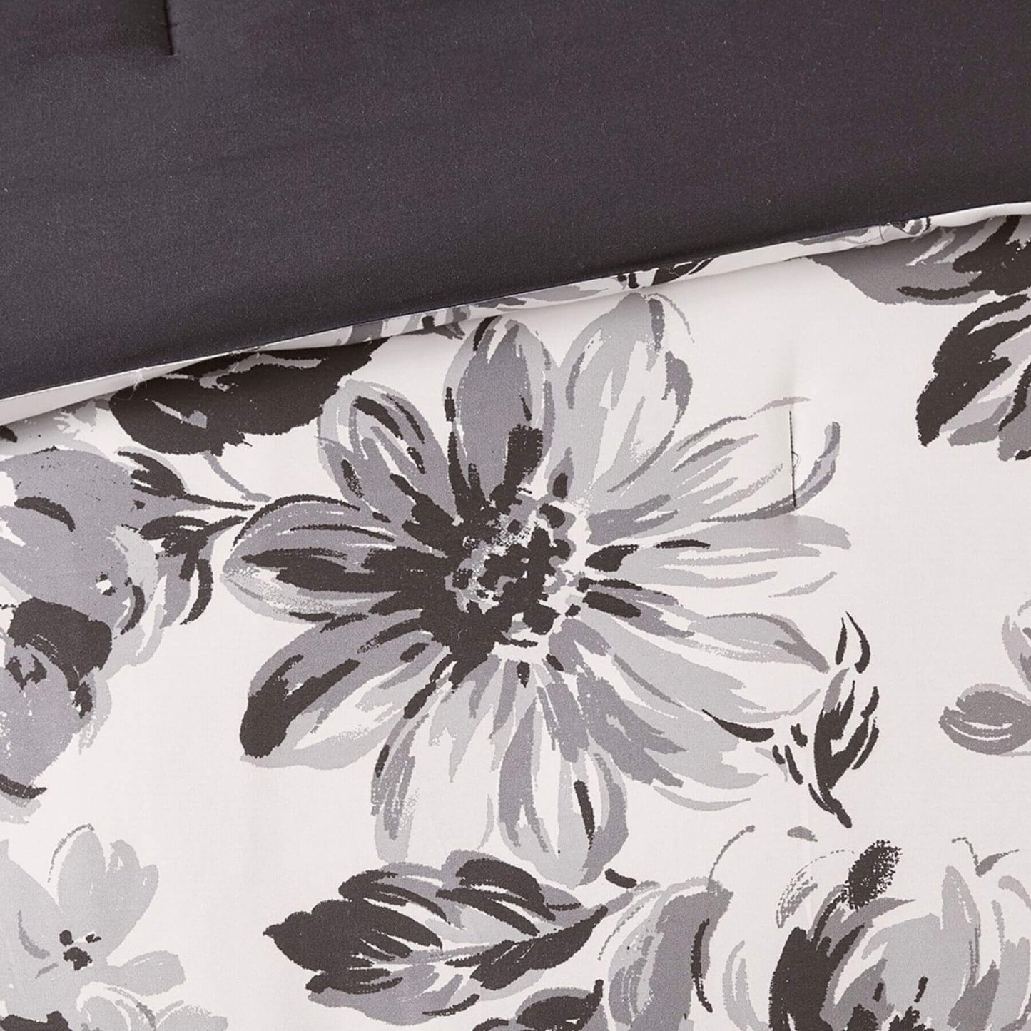 Detail View of Dorsey Floral Print Comforter Set