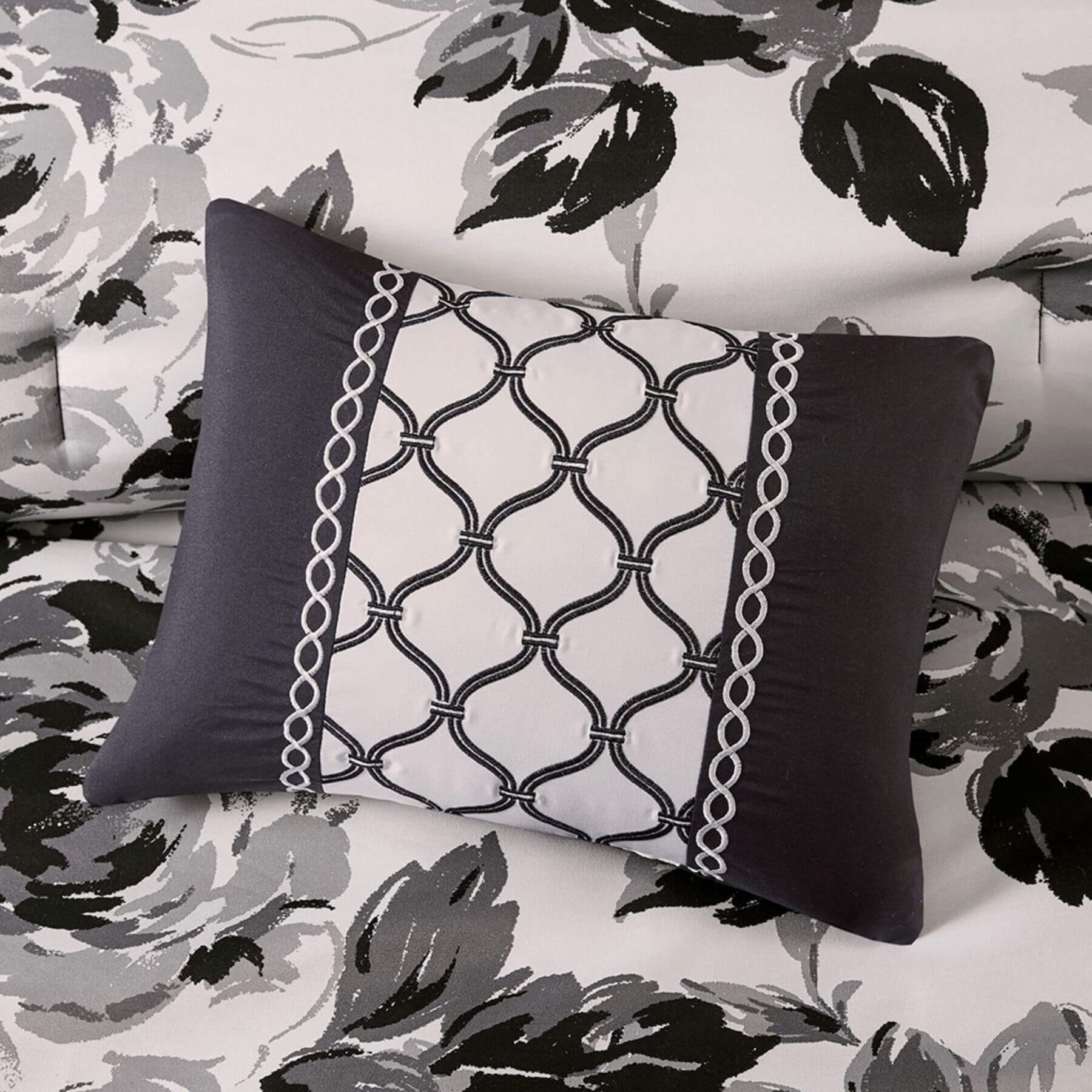 Dorsey Floral Print Decorative Pillow