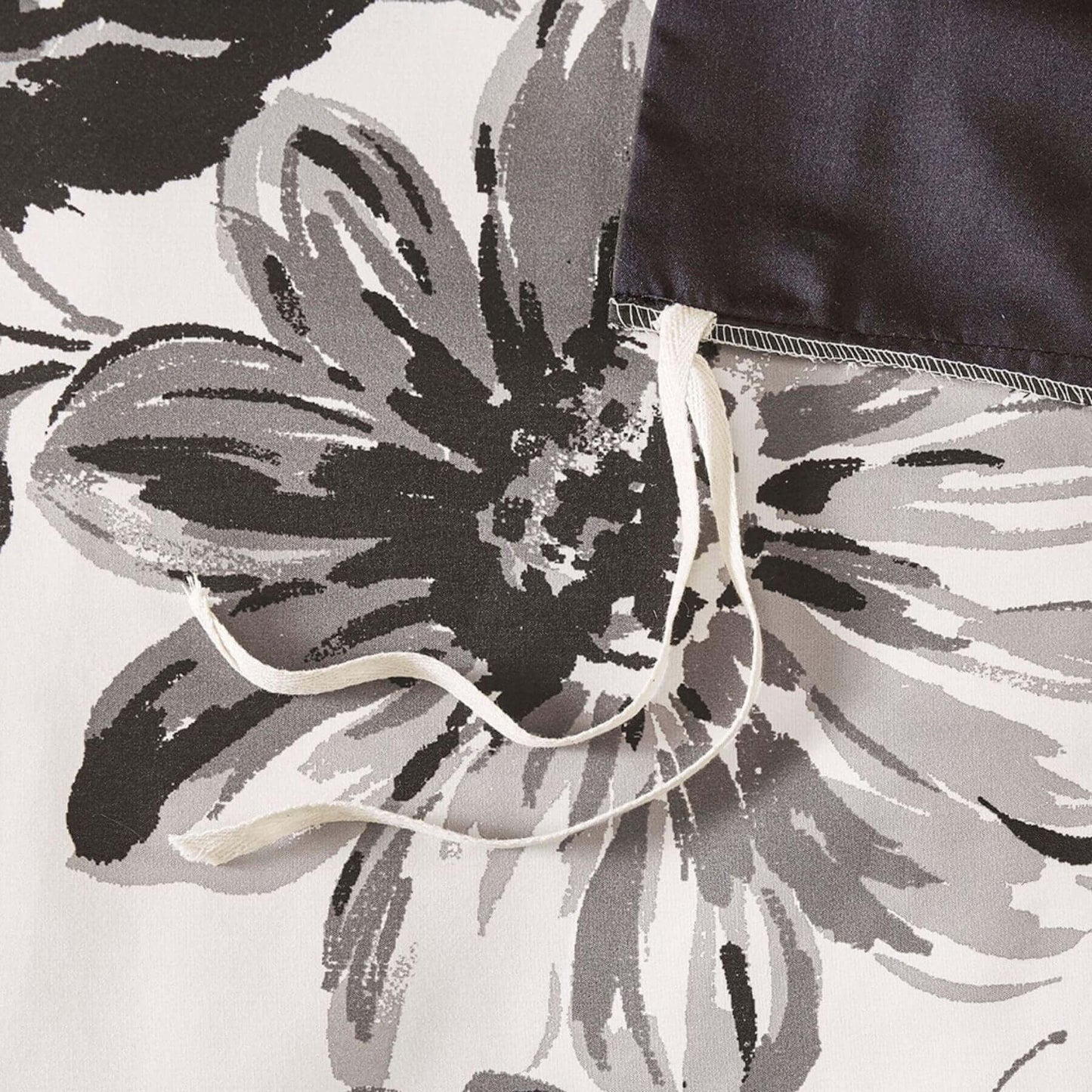 Detail View of Dorsey Floral Print Duvet Cover Set