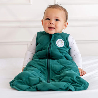 Baby wearing Dreamland Baby Dream Weighted Sleep Sack
