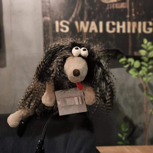 Duchess of Hampershire, sitting on a surface with a dark background.