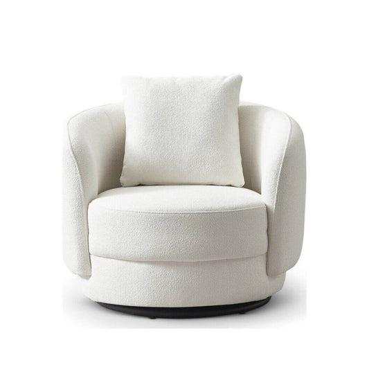 Ashcroft Dylan Boucle Lounge Nursery Chair Beige