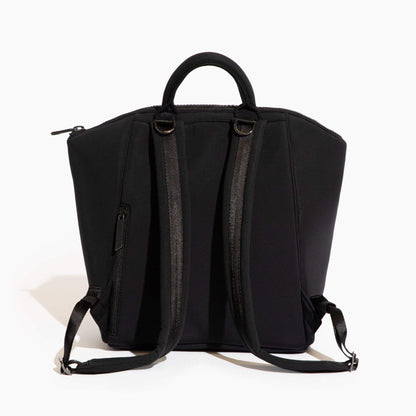Back View of Ebony Seoul Neoprene Backpack II