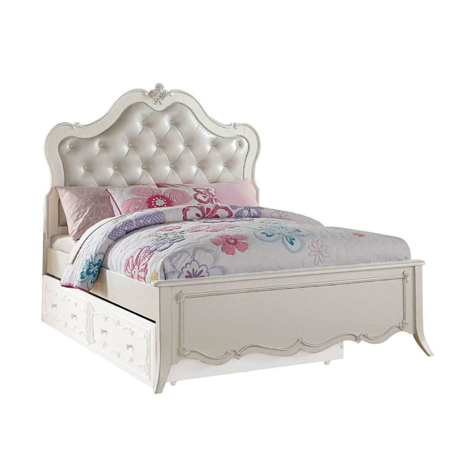 ACME Edalene Trundle, Twin | Pearl White