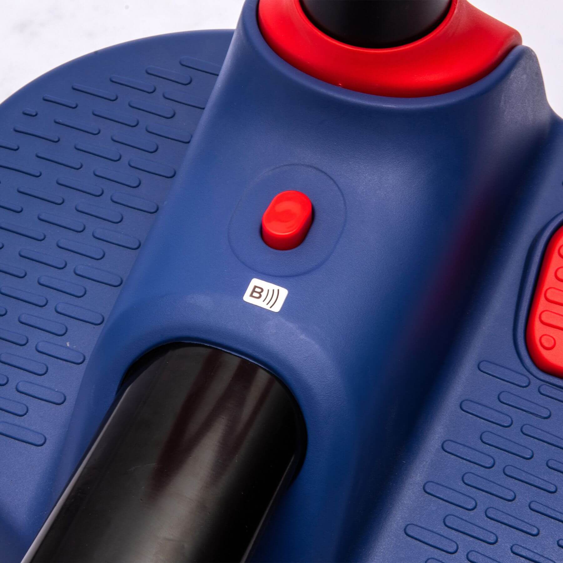 Close-up of HIFINE 6V Kids Ride On Electric Wiggle Car - Red & Blue
