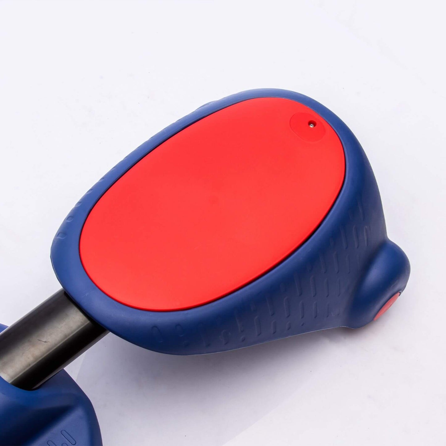 Close-up of HIFINE 6V Kids Ride On Electric Wiggle Car - Red & Blue