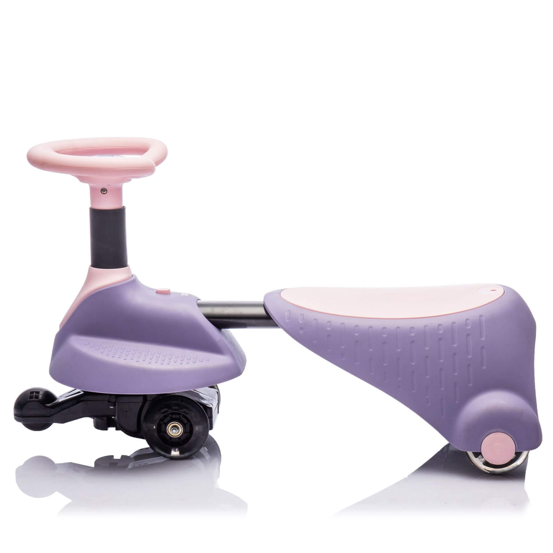 HIFINE 6V Kids Ride On Electric Wiggle Car - Purple