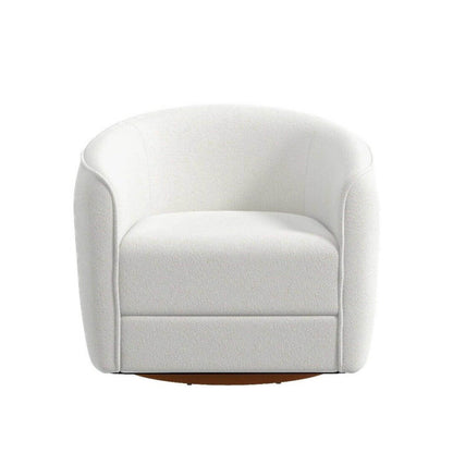 Ashcroft Elise Cream Boucle Nursery Swivel Chair