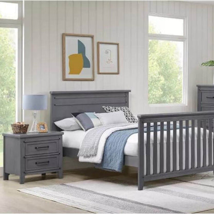 Soho Baby Ellison 2-Drawer Nightstand | Ash Gray