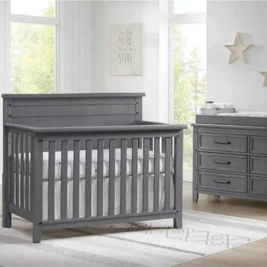 Soho Baby Ellison 4-in-1 Convertible Crib | Ash Gray
