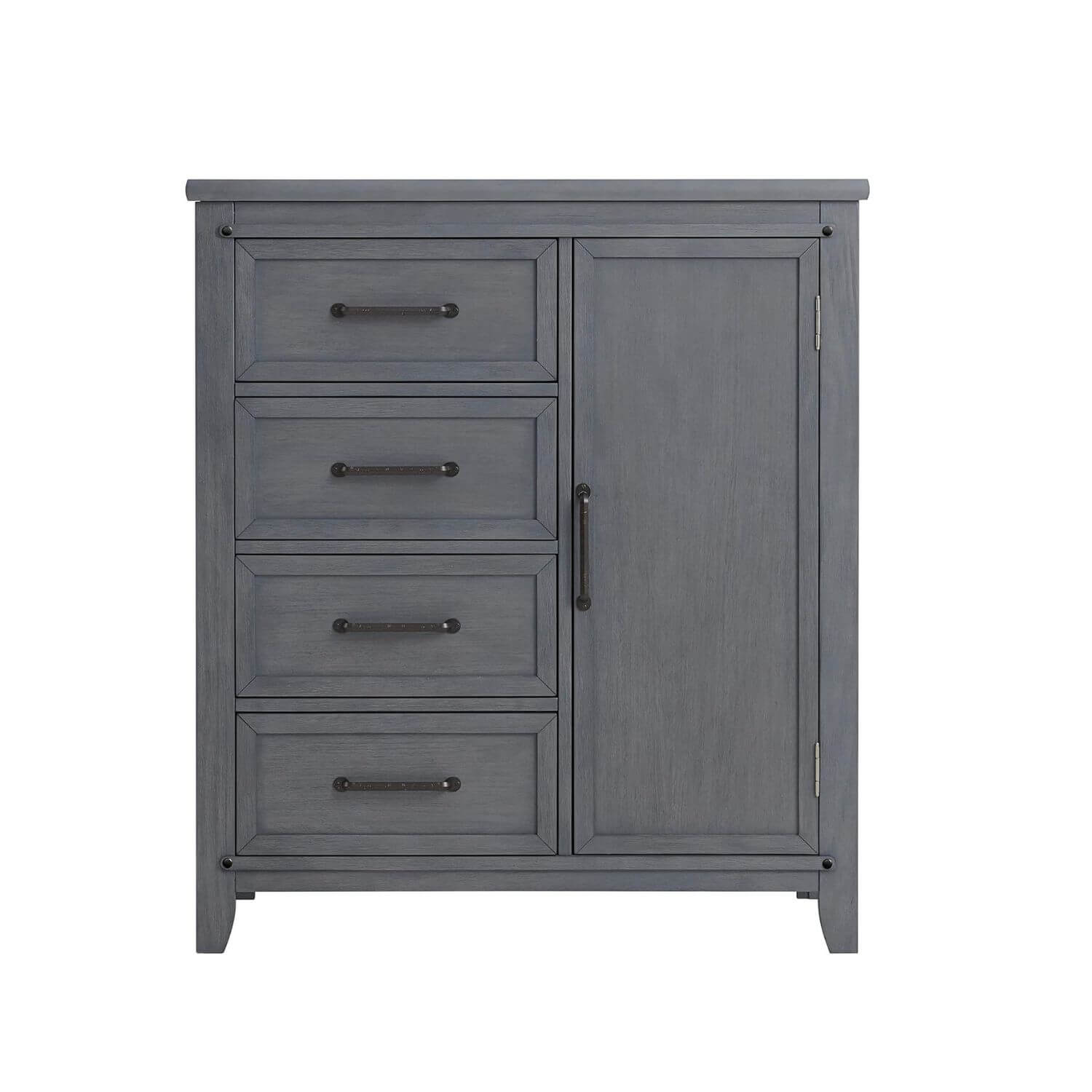 Soho Baby Ellison 4-Drawer Chifferobe | Ash Gray