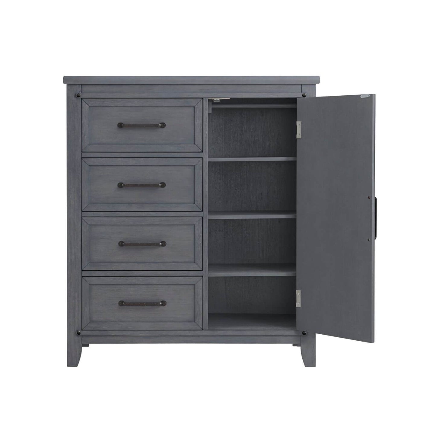 Soho Baby Ellison 4-Drawer Chifferobe | Ash Gray