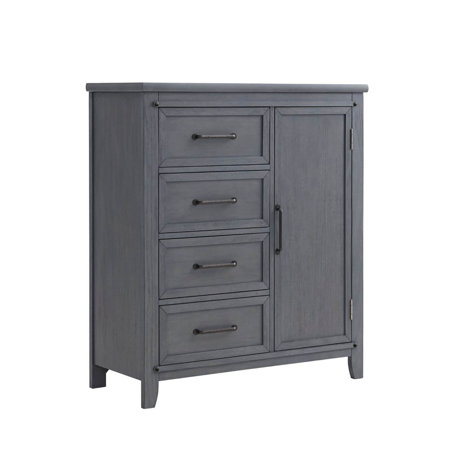 Soho Baby Ellison 4-Drawer Chifferobe | Ash Gray