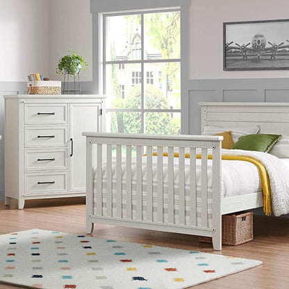 Soho Baby Ellison 4-Drawer Chifferobe | Rustic White