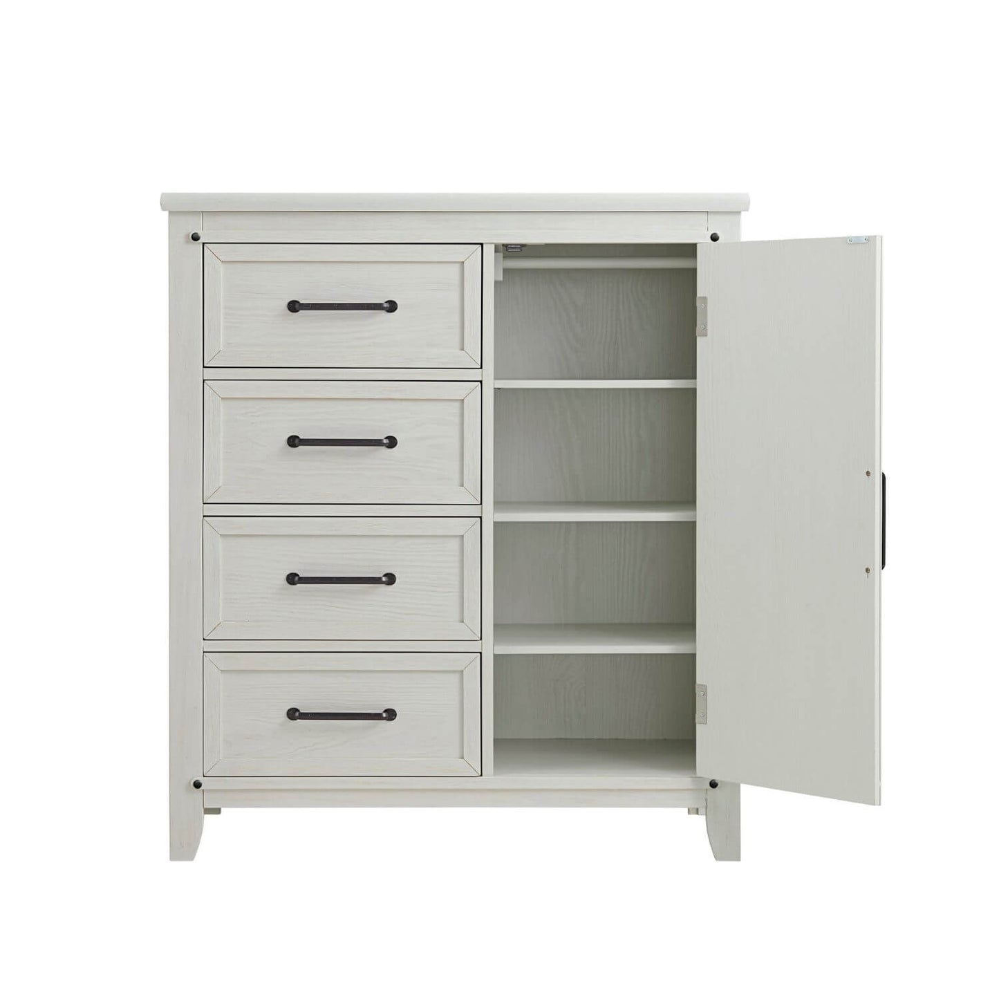 Soho Baby Ellison 4-Drawer Chifferobe | Rustic White