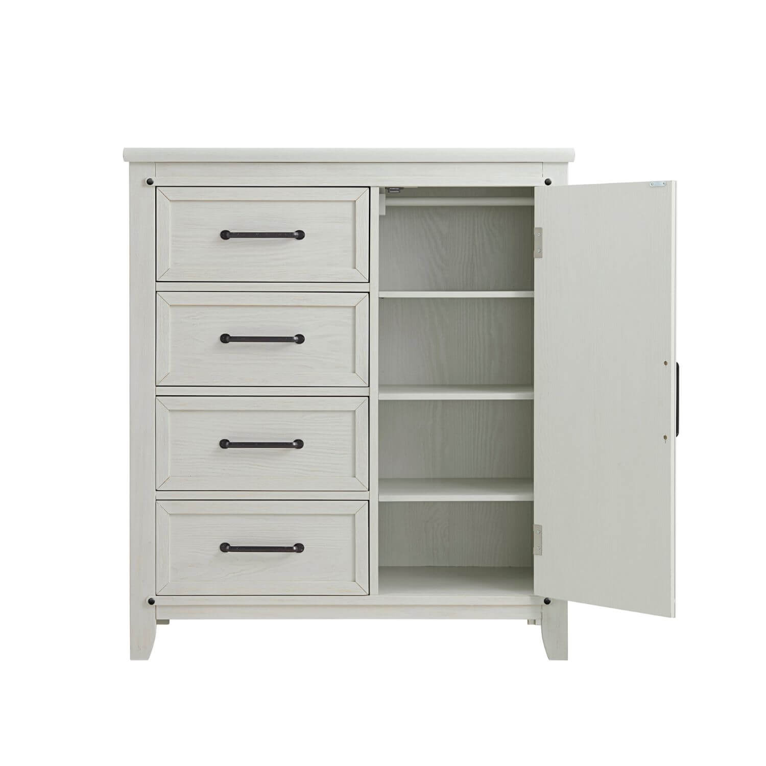 Soho Baby Ellison 4-Drawer Chifferobe | Rustic White