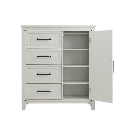 Soho Baby Ellison 4-Drawer Chifferobe | Rustic White
