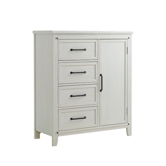 Soho Baby Ellison 4-Drawer Chifferobe | Rustic White