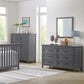 Soho Baby Ellison 6-Drawer Dresser | Ash Gray