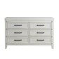 Soho Baby Ellison 6-Drawer Dresser | Rustic White