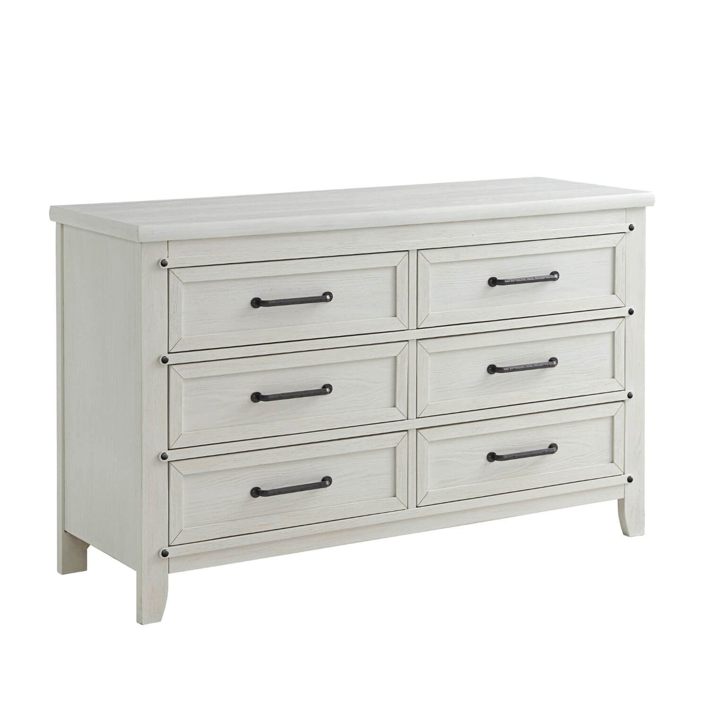 Soho Baby Ellison 6-Drawer Dresser | Rustic White