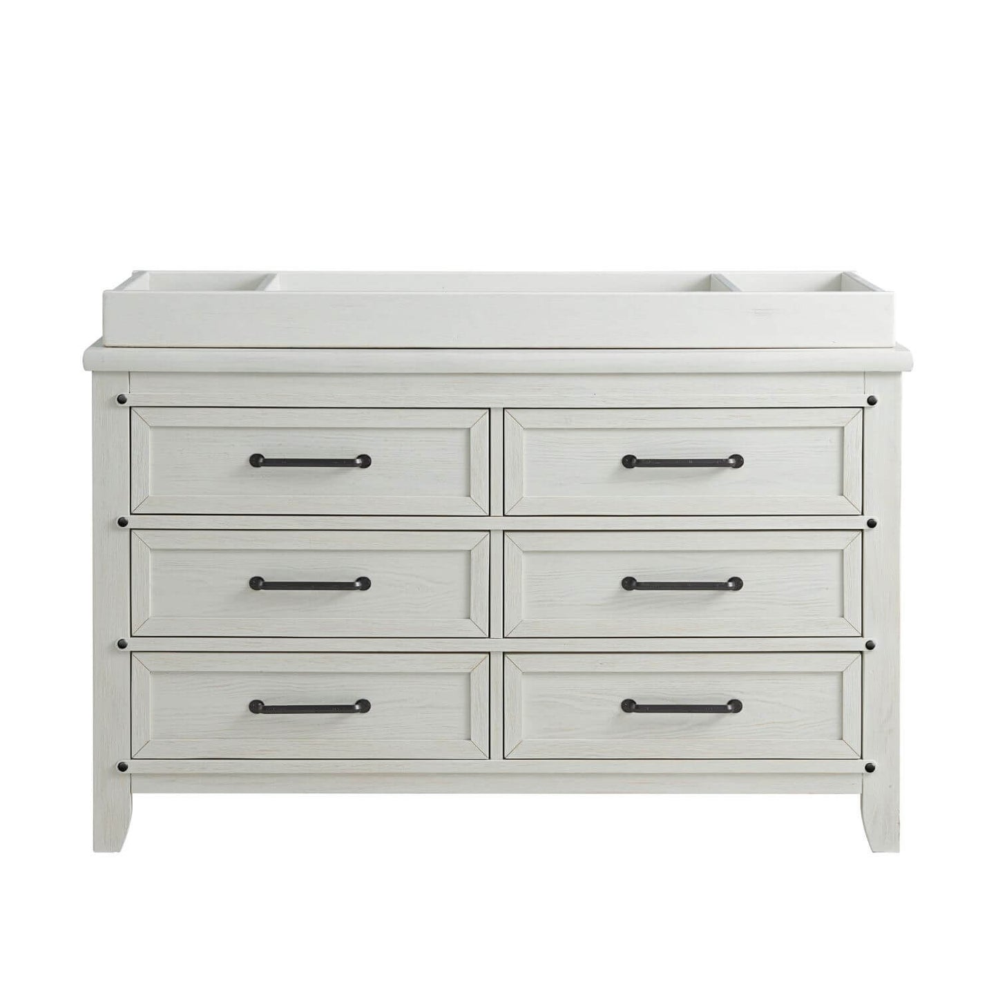 Soho Baby Ellison 6-Drawer Dresser | Rustic White