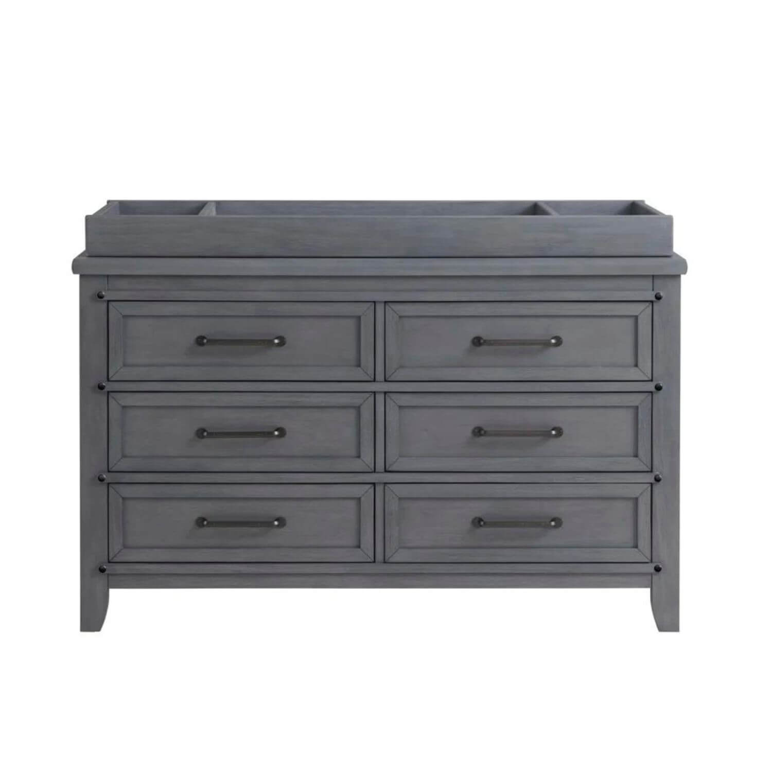 Soho Baby Ellison Changing Topper For 6-Drawer Dresser | Ash Gray