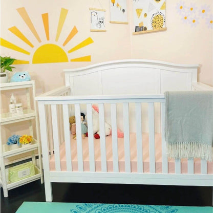 Oxford Baby Emerson 4-in-1 Convertible Crib | Snow White