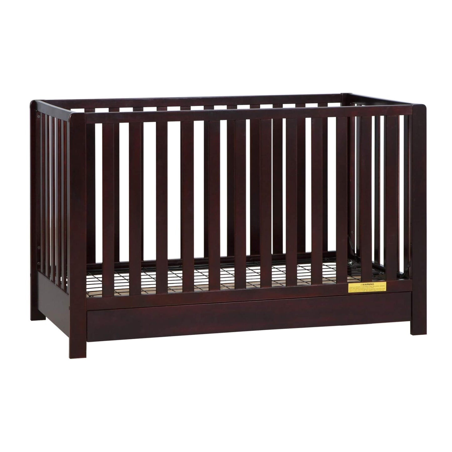 AFG Emma 4-in-1 Convertible Crib with Drawer - Charcoal