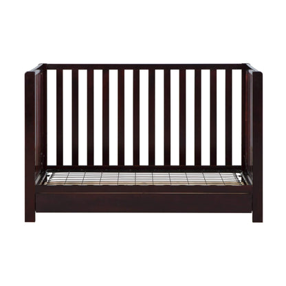 AFG Emma 4-in-1 Convertible Crib with Drawer - Charcoal