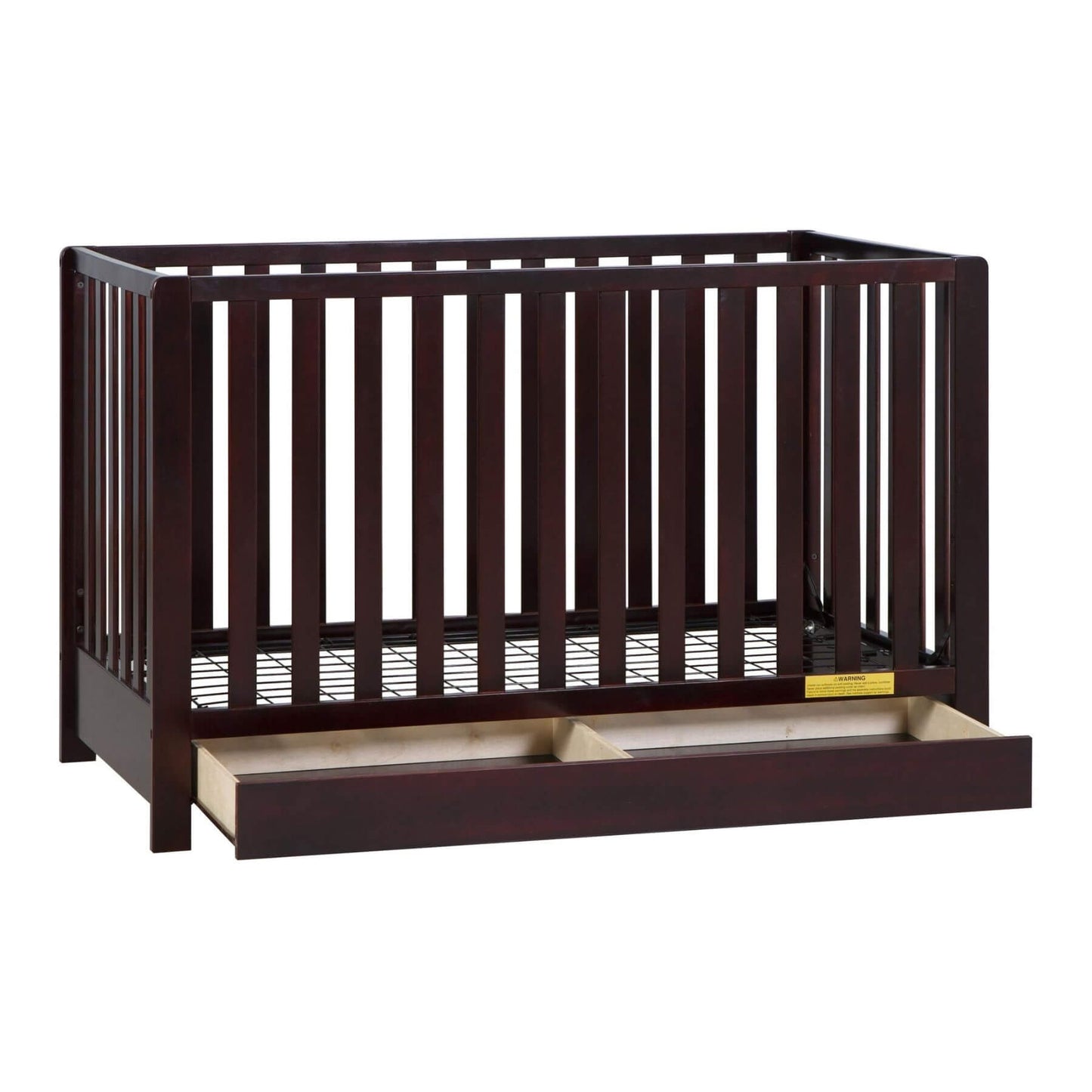 AFG Emma 4-in-1 Convertible Crib with Drawer - Charcoal