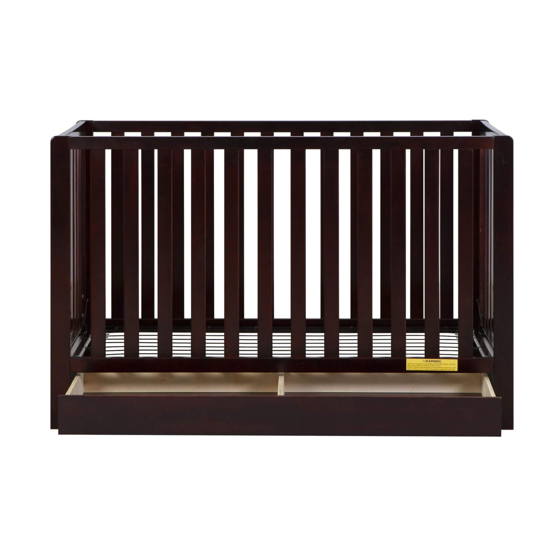 AFG Emma 4-in-1 Convertible Crib with Drawer - Charcoal