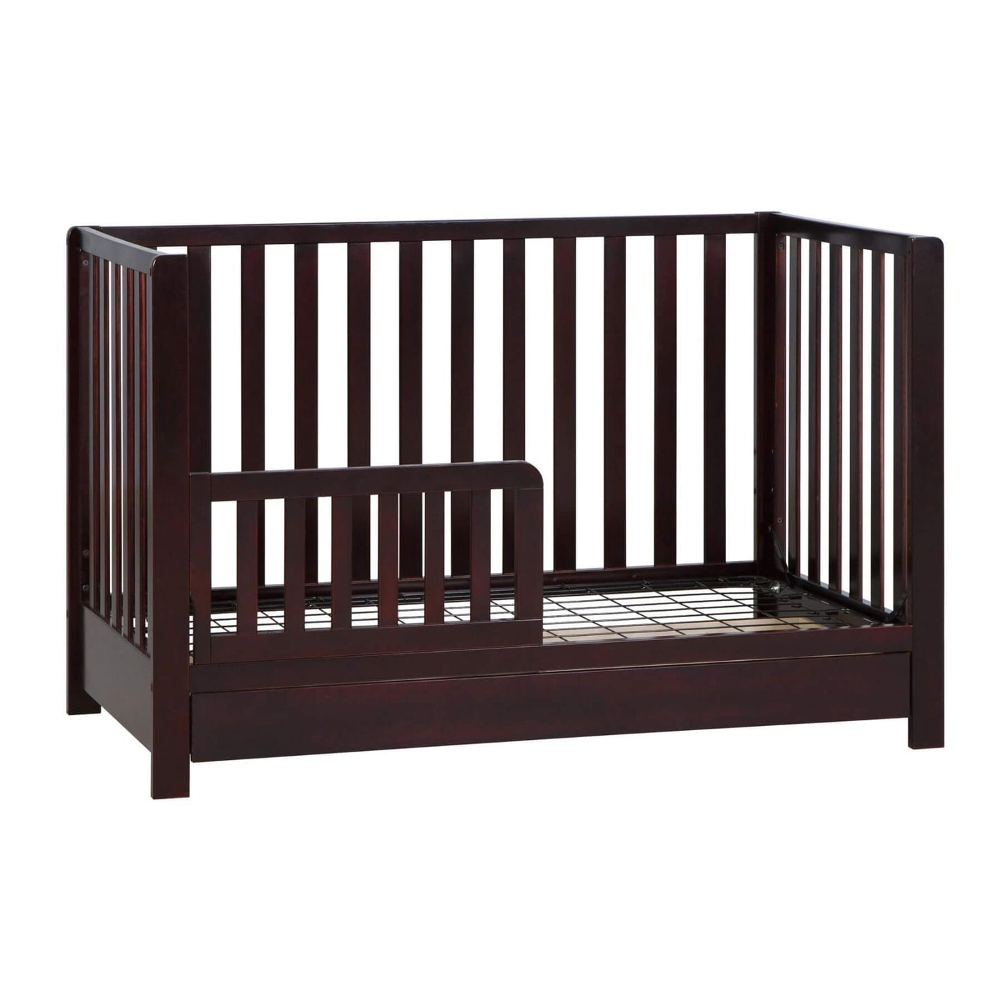 AFG Emma 4-in-1 Convertible Crib with Drawer - Charcoal